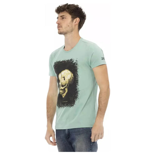Trussardi ActionCasual Chic Green Tee with Graphic AppealMcRichard Designer Brands£59.00