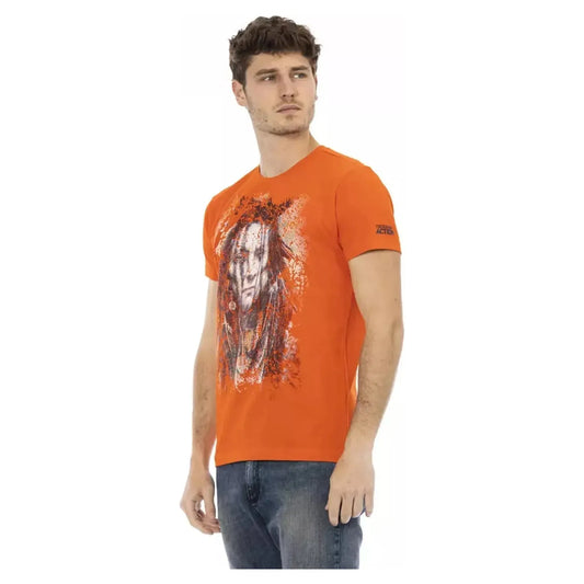 Trussardi Action Sleek Orange Short Sleeve Tee with Front Print orange-cotton-t-shirt-12 product-22807-209554209-31-e87f51b0-4aa.webp