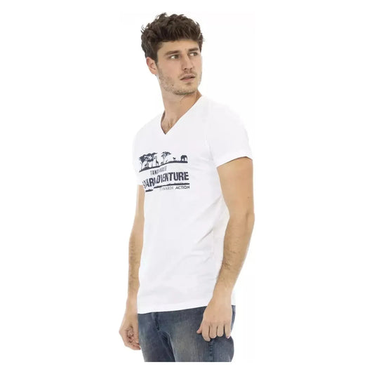 Trussardi Action Sophisticated V-Neck Tee with Artful Print white-cotton-t-shirt-58 product-22827-885027799-29-4844d85d-cff.webp
