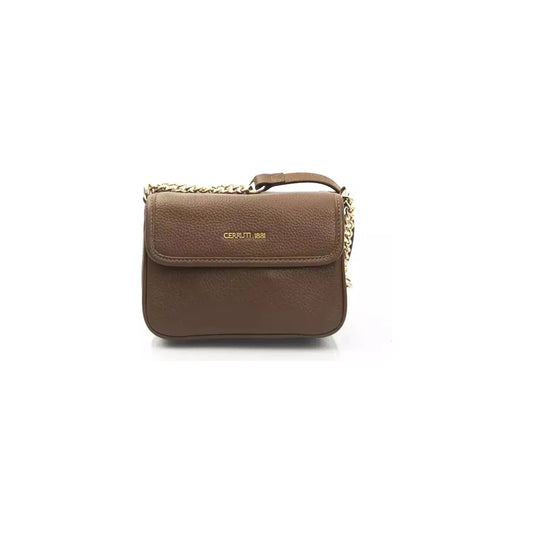 Cerruti 1881 Elegant Double Pocket Leather Crossbody Bag brown-leather-crossbody-bag product-22946-1901473707-28-b78f9238-c9f.webp