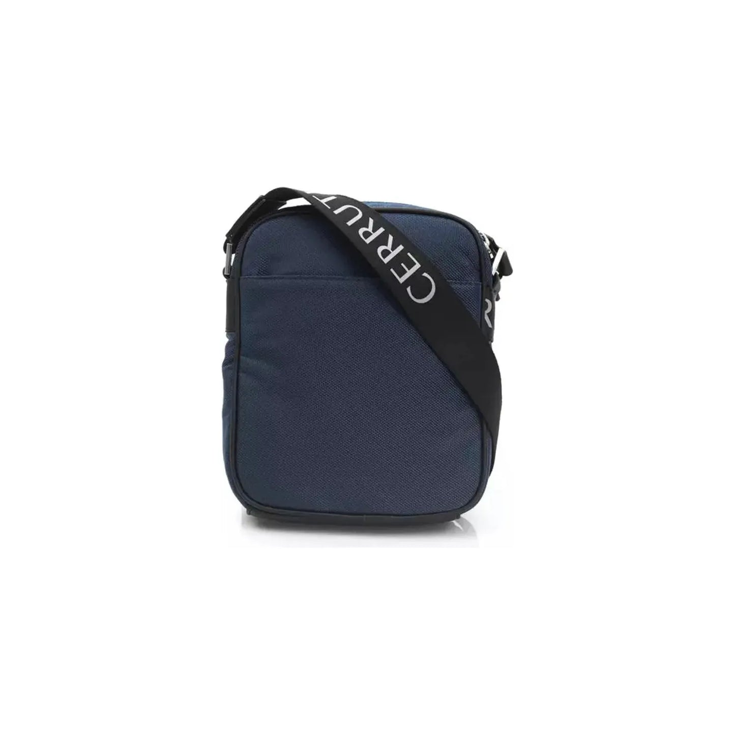 Cerruti 1881 Elegant Blue Nylon-Leather Messenger Bag blue-nylon-messenger-bag