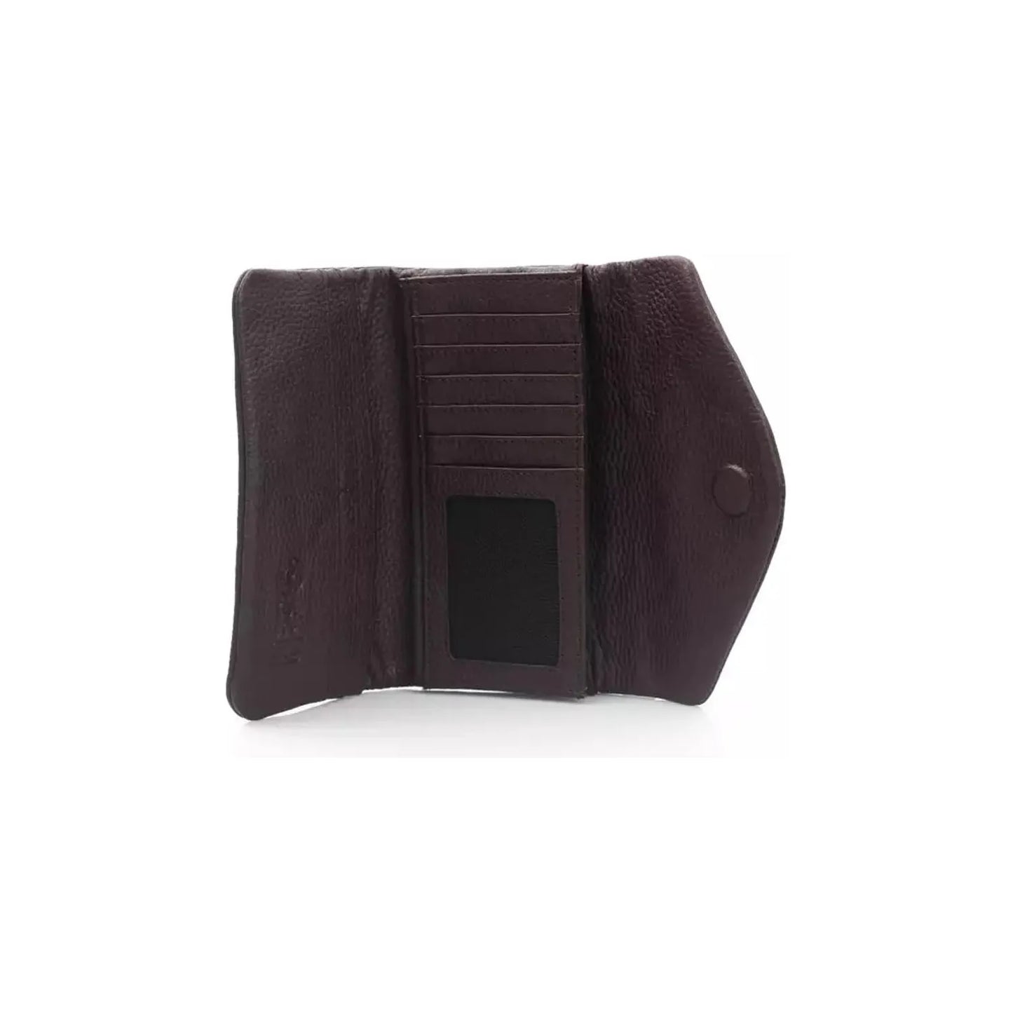 La Martina Sleek Elegance Leather Wallet black-wallet-39