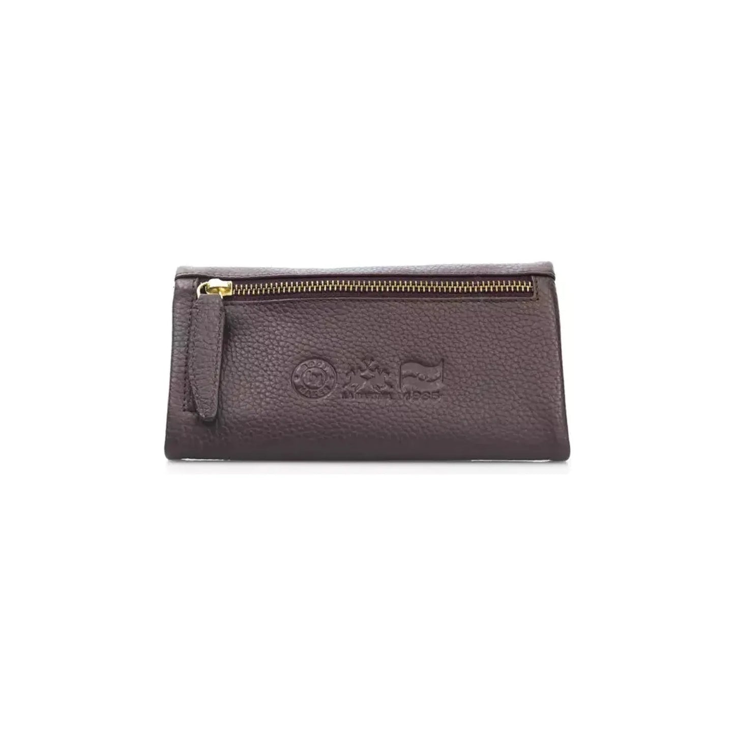La Martina Sleek Elegance Leather Wallet black-wallet-39
