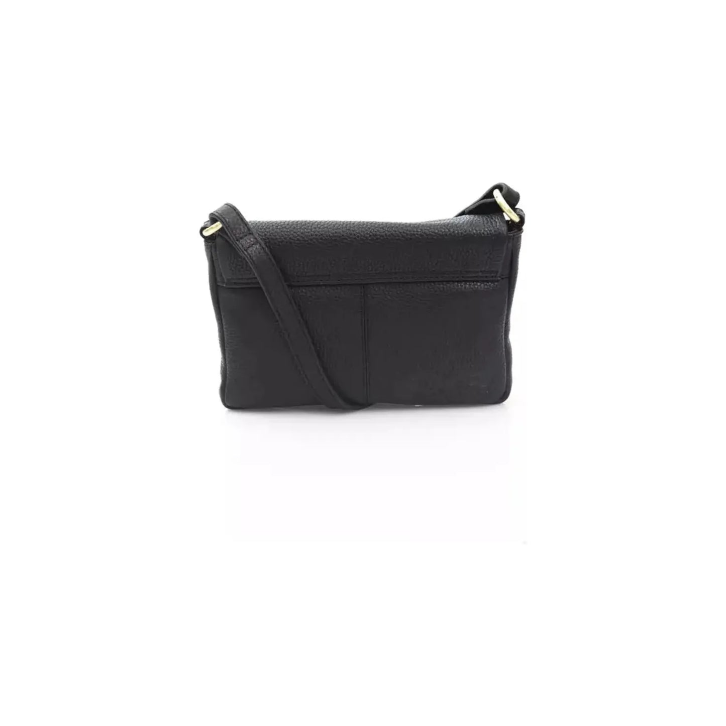 La Martina Elegant Leather Crossbody Bag black-crossbody-bag-2