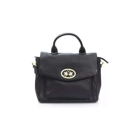 La Martina Elegant Black Leather Crossbody Bag black-crossbody-bag-1 product-22969-350832719-35-0087a47c-24f.webp