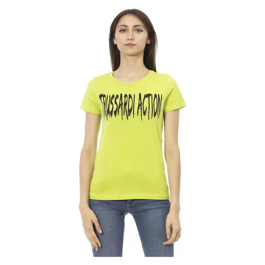 Trussardi Action Chic Olive Short Sleeve Designer Tee green-cotton-tops-t-shirt-17 product-22995-1857021079-23-3c031d86-d48.webp
