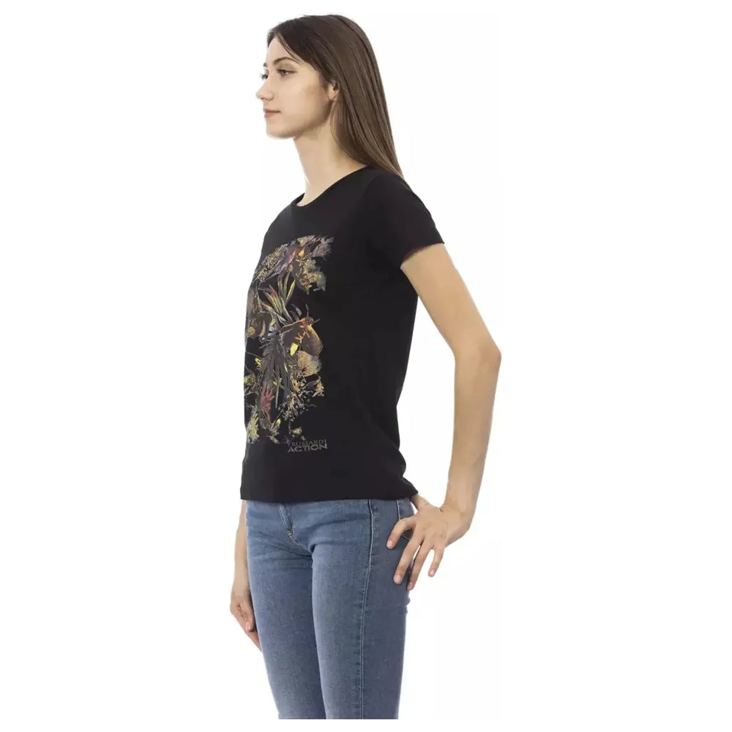 Trussardi Action Elegant Short Sleeve Couture Tee black-cotton-tops-t-shirt-15 product-23036-15651237-19-12a012f7-373.webp
