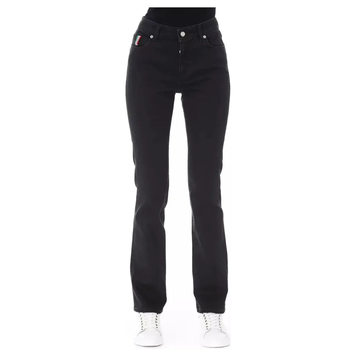 Baldinini Trend Elegant Black Cotton Stretch Jeans black-cotton-jeans-pant-12 product-23110-1563844222-33-6928f703-746.webp