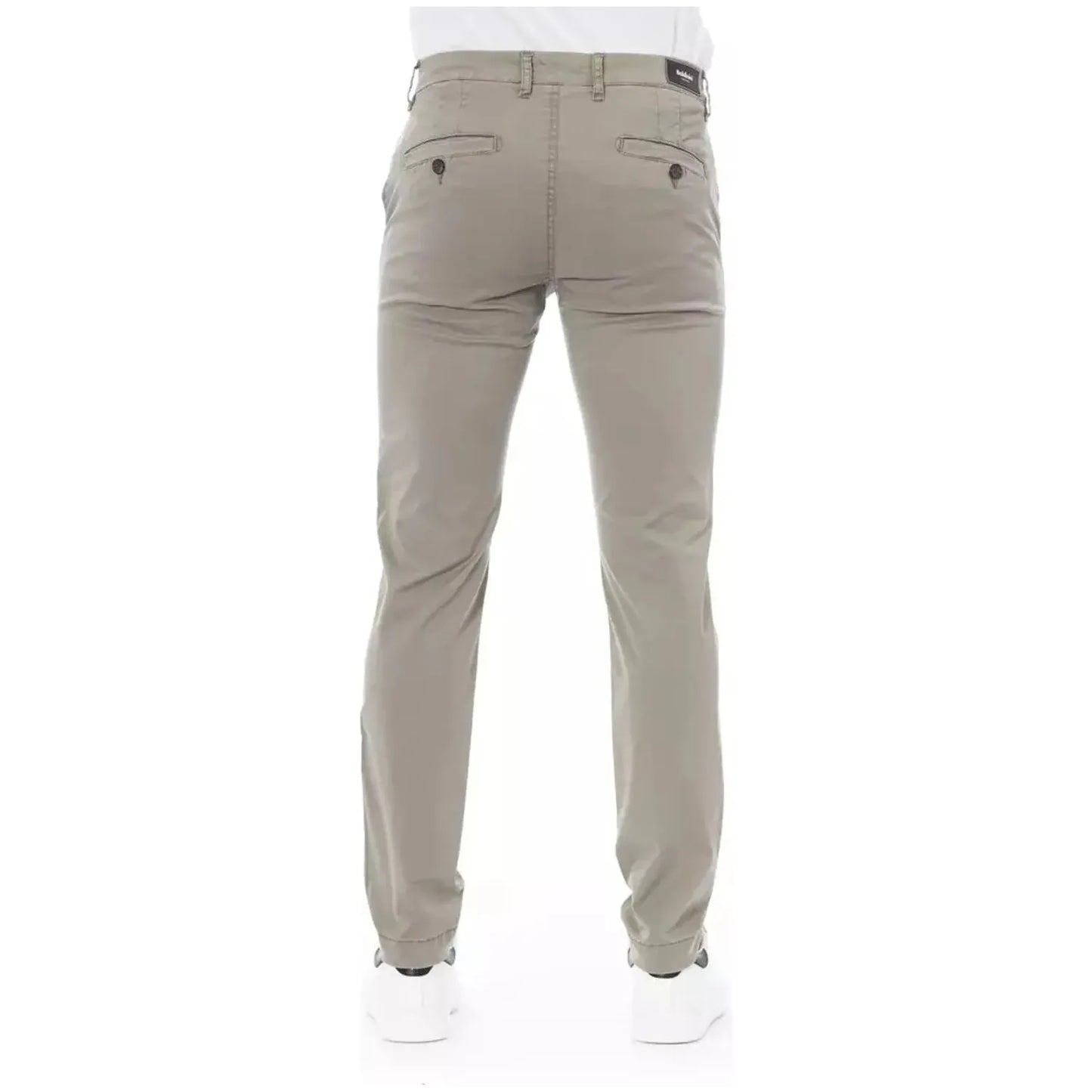 Baldinini Trend Elegant Beige Chino Trousers for Men beige-cotton-jeans-pant-44