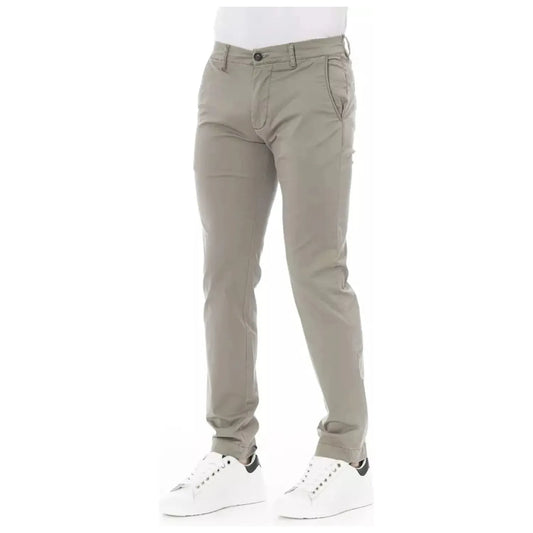 Baldinini Trend Elegant Beige Chino Trousers for Men beige-cotton-jeans-pant-44