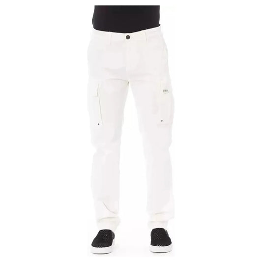Baldinini Trend Chic White Cargo Trousers - Tailored Fit & Stretch white-cotton-jeans-pant-12 product-23127-218214811-30-d6b004c5-768.webp