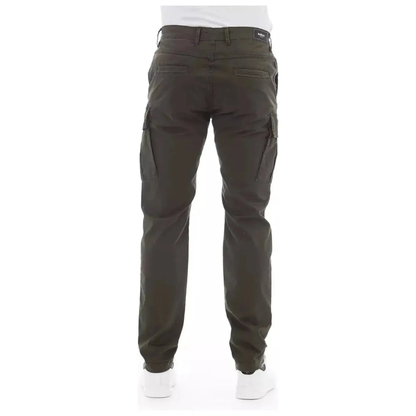 Baldinini Trend Chic Army Cargo Trousers for Men army-cotton-jeans-pant-4