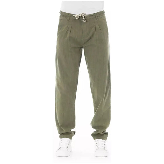 Baldinini Trend Elegant Cotton Chino Trousers in Army Green army-cotton-jeans-pant-2 product-23136-273527603-25-5519562e-30b.webp