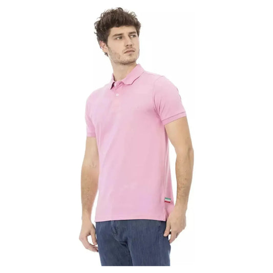 Baldinini TrendChic Pink Cotton Polo with Elegant EmbroideryMcRichard Designer Brands£79.00