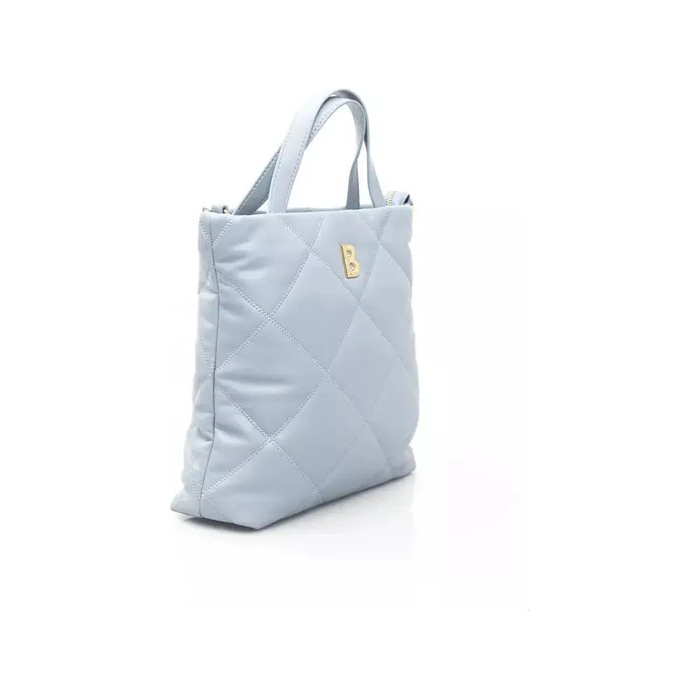 Baldinini Trend Elegant Light Blue Shoulder Bag light-blue-polyethylene-shoulder-bag-1