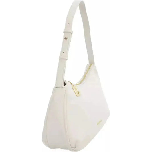 Baldinini Trend Elegant White Shoulder Bag with Golden Accents white-polyurethane-shoulder-bag-3 product-23294-451309328-04c2ba41-9f4.webp