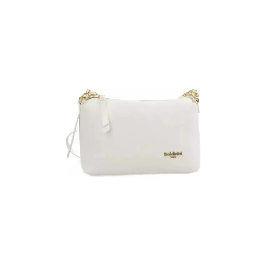 Baldinini Trend Elegant White Shoulder Bag with Golden Accents white-polyethylene-shoulder-bag-1 product-23315-1925948634-f12f8eca-e3e.webp