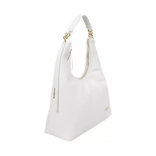 Baldinini Trend Chic White Shoulder Bag with Golden Accents white-polyethylene-shoulder-bag product-23318-1891382425-df27e308-926.webp