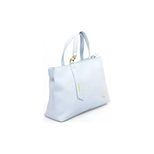 Baldinini TrendElegant Light Blue Shoulder Bag with Golden AccentsMcRichard Designer Brands£129.00