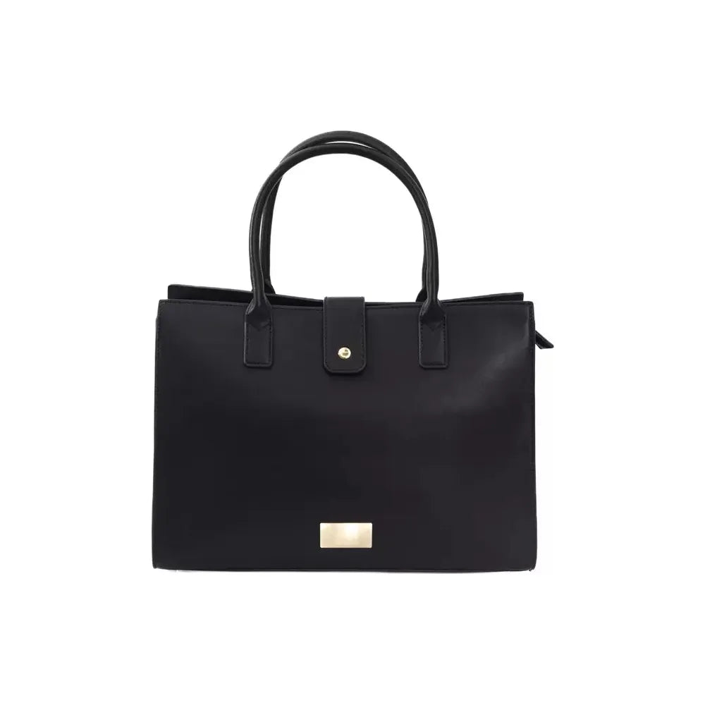 Baldinini TrendElegant Black Shoulder Bag with Golden AccentsMcRichard Designer Brands£149.00