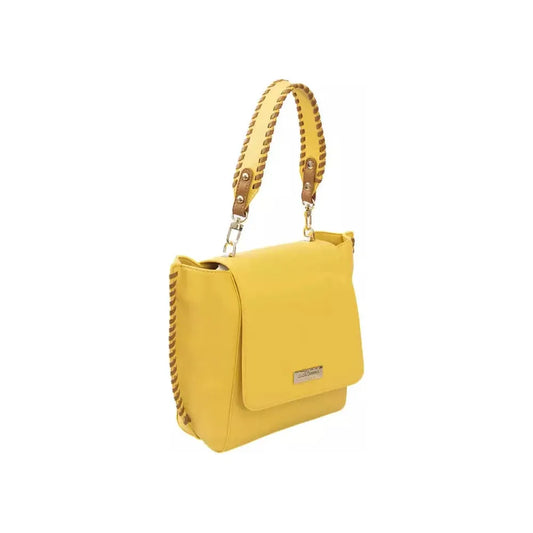 Baldinini TrendElegant Yellow Shoulder Flap Bag with Golden DetailsMcRichard Designer Brands£149.00