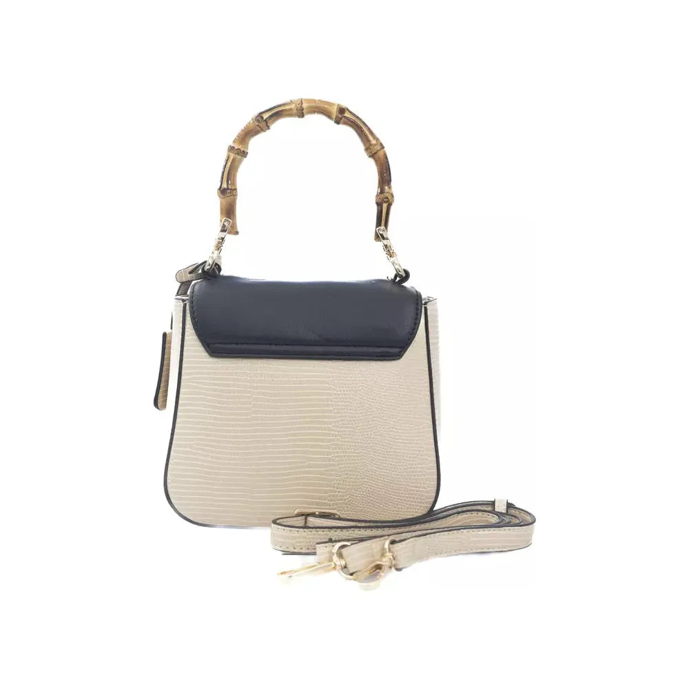 Baldinini Trend Elegant Golden Detailed Shoulder Bag black-polyuretane-crossbody-bag-4