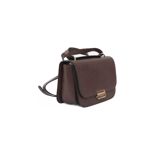 Baldinini Trend Elegant Brown Shoulder Bag with Golden Accents brown-polyuretane-crossbody-bag-4 product-23372-1168215372-3-39eb3e2a-0cb.webp