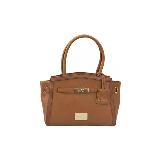 Baldinini Trend Chic Brown Crossbody Bag with Golden Accents brown-polyuretane-crossbody-bag-1 product-23376-53600005-1-358b2a5e-445.webp