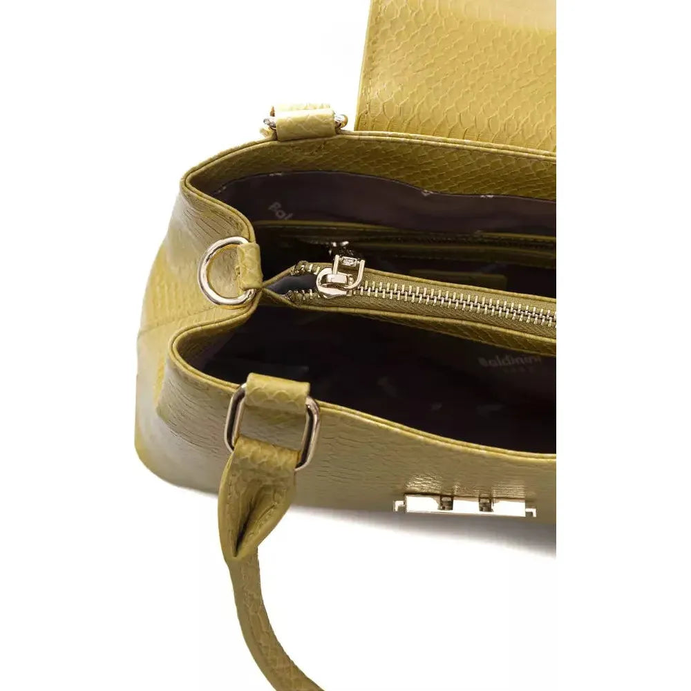 Baldinini Trend Elegant Yellow Double-Compartment Shoulder Bag yellow-polyuretane-crossbody-bag product-23381-1431775134-9995a3a3-c76.webp