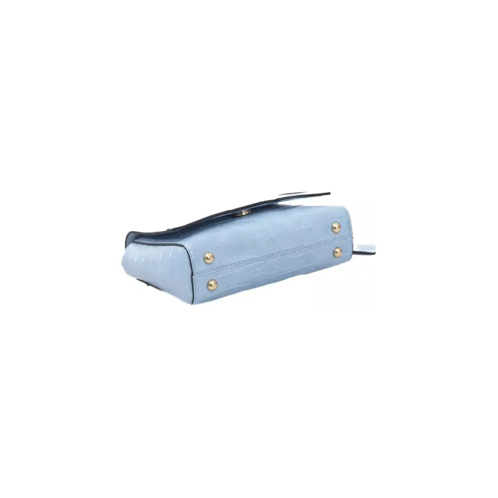 Baldinini TrendChic Light Blue Shoulder Flap Bag with Golden AccentsMcRichard Designer Brands£149.00
