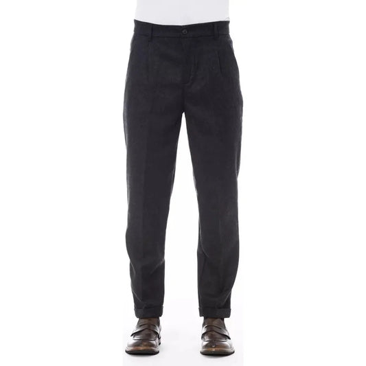 Alpha Studio Elegant Gray Wool Blend Trousers gray-wool-jeans-pant-4 product-23399-1263045333-c36be026-822.webp