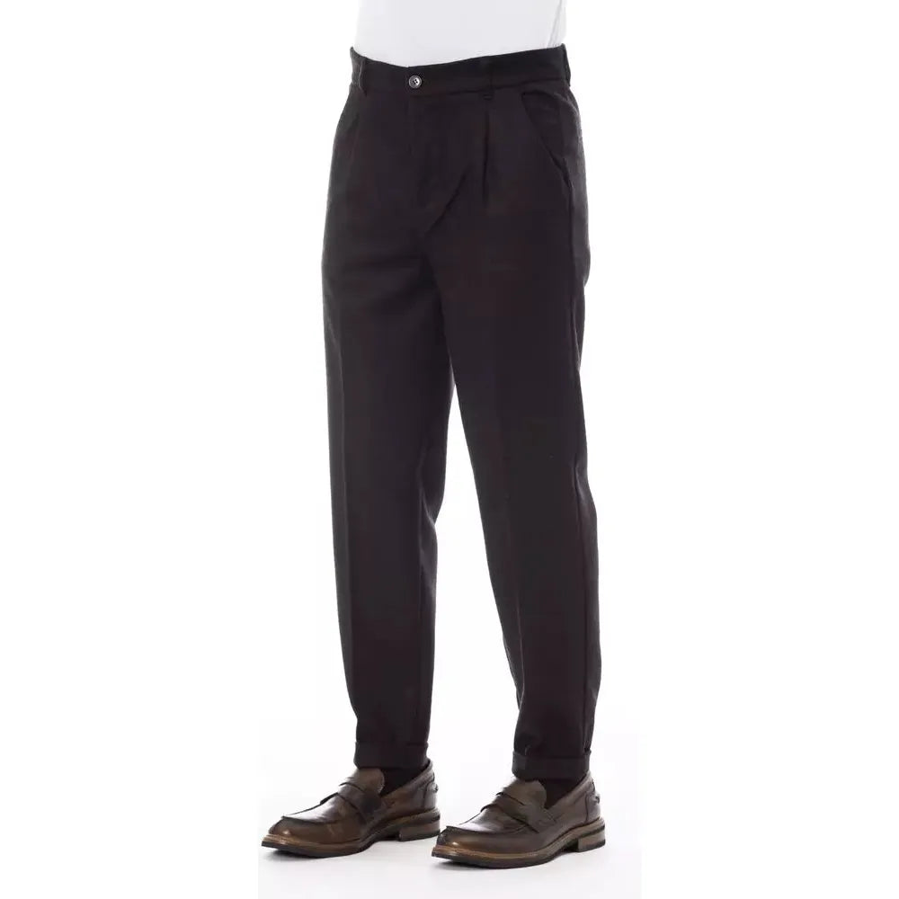 Alpha Studio Elegant Brown Wool-Blend Trousers brown-wool-jeans-pant product-23400-113464922-6d8632f1-fb9.webp