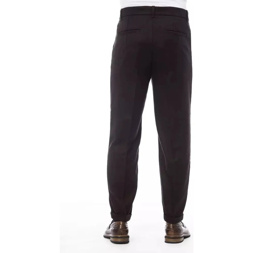 Alpha Studio Elegant Brown Wool-Blend Trousers brown-wool-jeans-pant product-23400-1639595173-a88e7ecf-d23.webp
