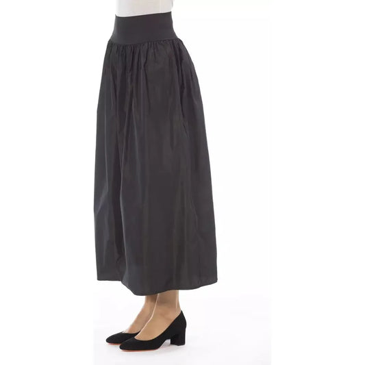 Brown Polyester Skirt