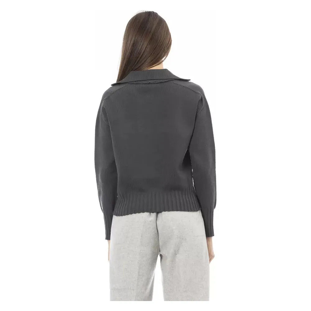 Alpha StudioChic V-Neck Pocket Sweater in Lush GreenMcRichard Designer Brands£139.00