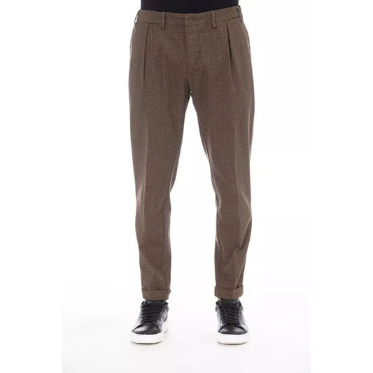 Distretto12 Elegant Brown Cotton Blend Trousers brown-cotton-jeans-pant-9 product-23597-862583209-387166d5-868.webp