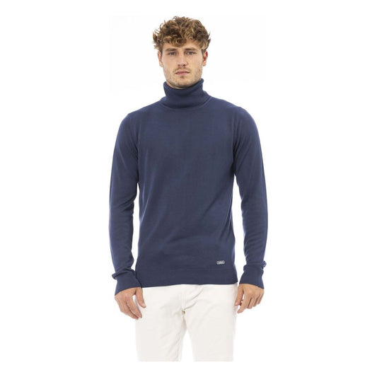 Baldinini TrendChic Turtleneck Sweater in Blue - Modal & Cashmere BlendMcRichard Designer Brands£119.00