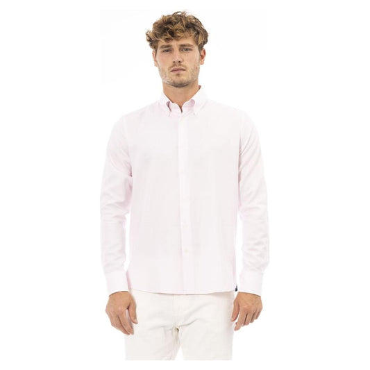 Baldinini Trend Elegant Cotton Blend Pink Shirt pink-cotton-shirt-3 product-23685-1646910661-687353fe-f71.jpg