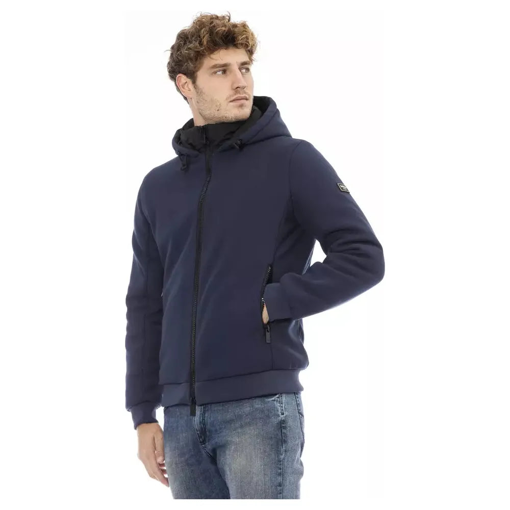 Baldinini Trend Elegant Threaded Pocket Zip Jacket blue-polyester-jacket-13 product-23718-1424650659-91142c04-a99.webp
