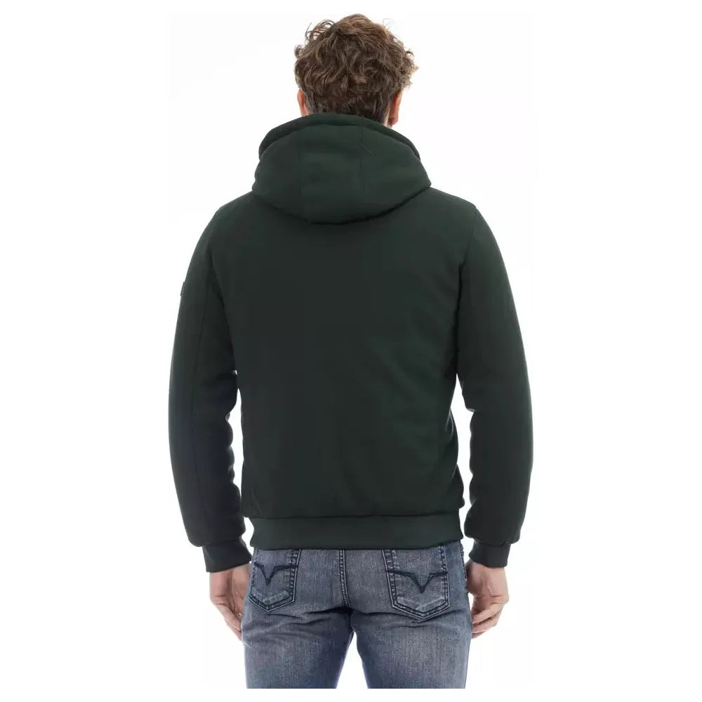 Baldinini Trend Elegant Monogram Zippered Jacket green-polyester-jacket-1 product-23720-1462252294-dbac4c5e-aee.webp