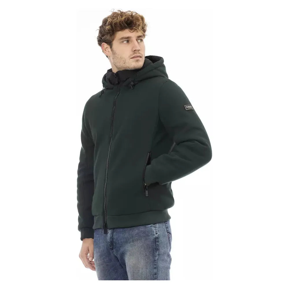 Baldinini Trend Elegant Monogram Zippered Jacket green-polyester-jacket-1 product-23720-1647140632-84d3fa3c-b3a.webp