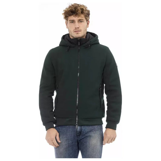 Baldinini Trend Elegant Monogram Zippered Jacket green-polyester-jacket-1 product-23720-564082461-1-b7c2c25d-0c7.webp