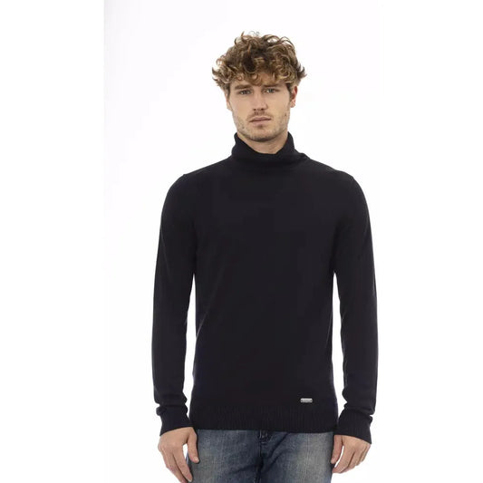 Baldinini TrendElegant Blue Modal-Cashmere Sweater for MenMcRichard Designer Brands£119.00