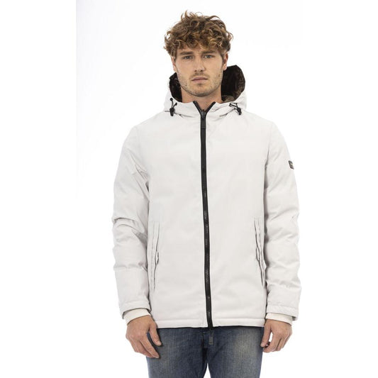 Baldinini Trend Elegant Monogram Zip Jacket white-polyester-jacket-3 product-23823-2085934979-42e078f0-267.jpg