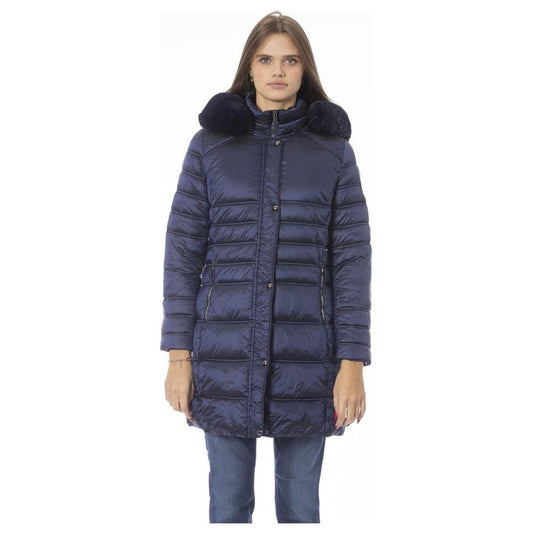 Baldinini Trend Elegant Light Blue Long Down Jacket light-blue-polyester-jackets-coat-1 product-23899-489942971-63999fde-e2c.jpg