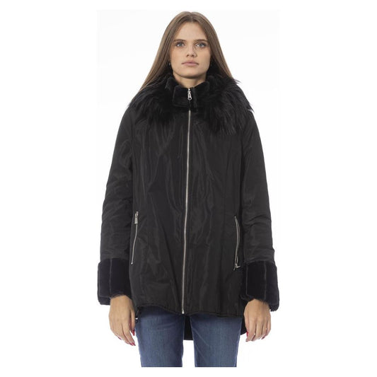 Baldinini Trend Reversible Hooded Jacket in Black black-polyester-jackets-coat-7 product-23926-916715205-938aecfb-27f.jpg