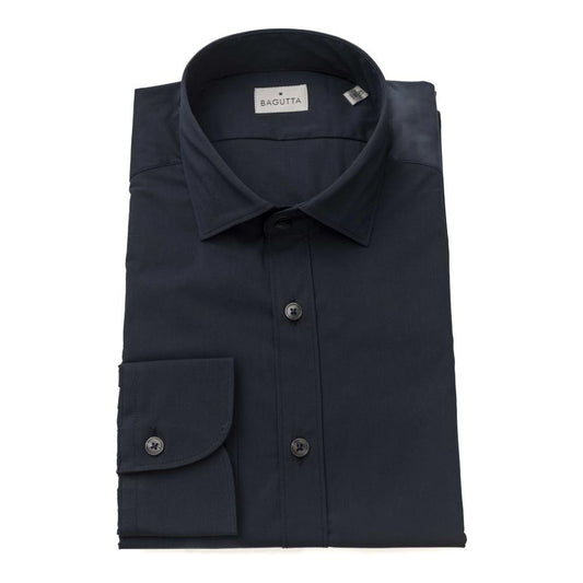 BaguttaSlim Fit French Collar Shirt in BlueMcRichard Designer Brands£89.00