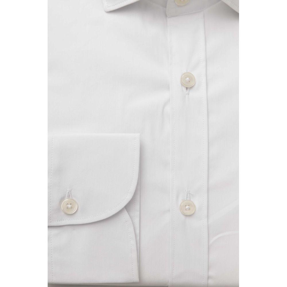 Bagutta Slim Fit French Collar White Shirt white-cotton-shirt-5 product-23934-911894959-42bc8f1e-6ee.jpg