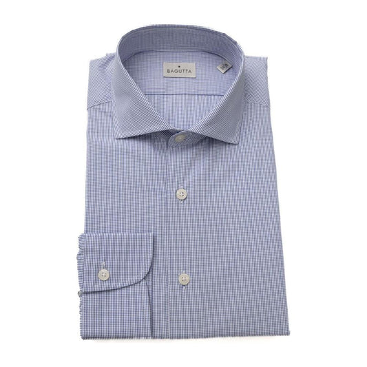 Bagutta Elegant Cotton French Collar Dress Shirt light-blue-cotton-shirt-29 product-23935-423325186-5ea95178-956.jpg