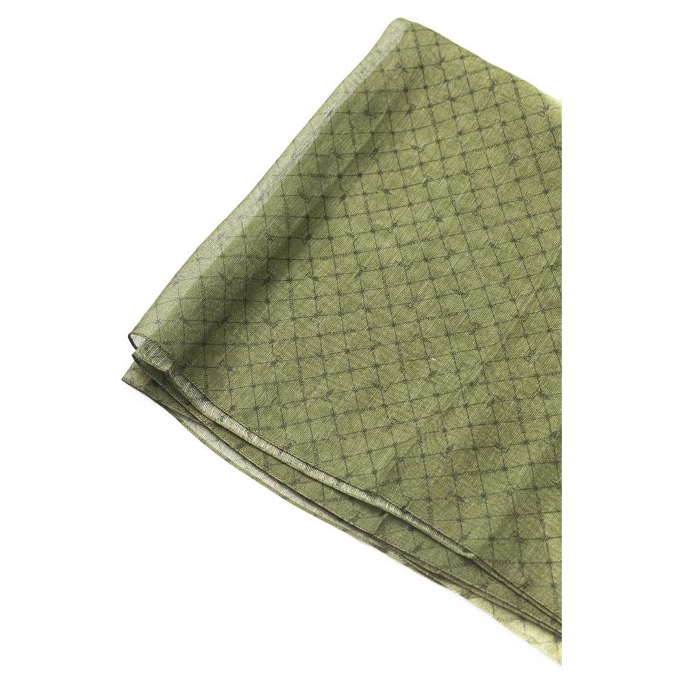 Trussardi Elegant Green Silk Blend Scarf green-modal-scarf product-23989-1420247507-6ec00e88-d55.jpg